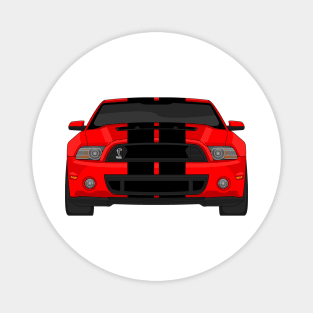 MUSTANG SHELBY GT500 RED Magnet